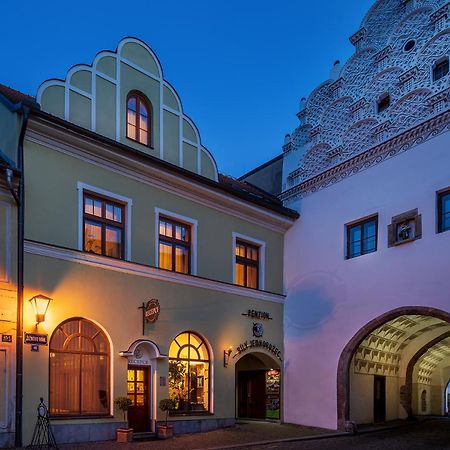 Hotel Bily Jednorozec Trebon Exterior photo