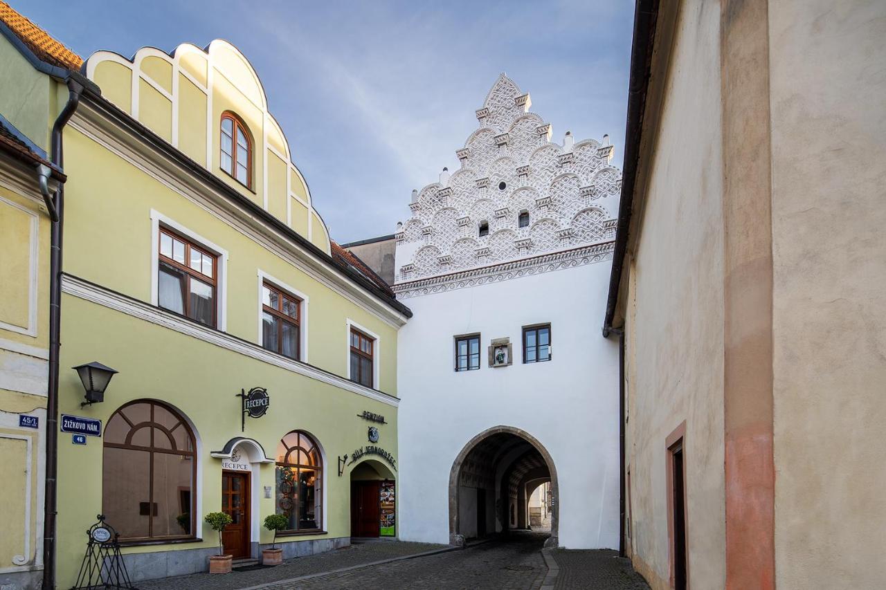Hotel Bily Jednorozec Trebon Exterior photo