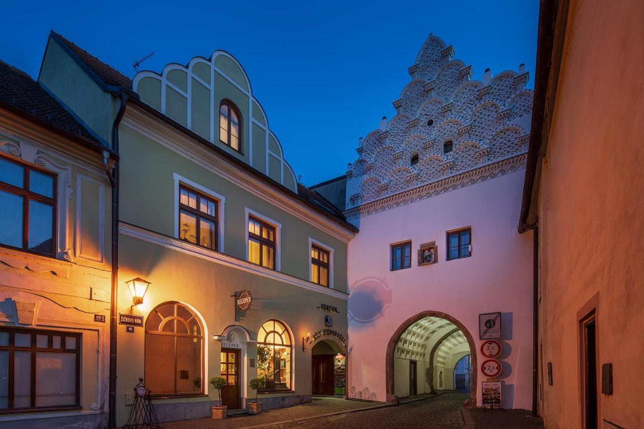 Hotel Bily Jednorozec Trebon Exterior photo